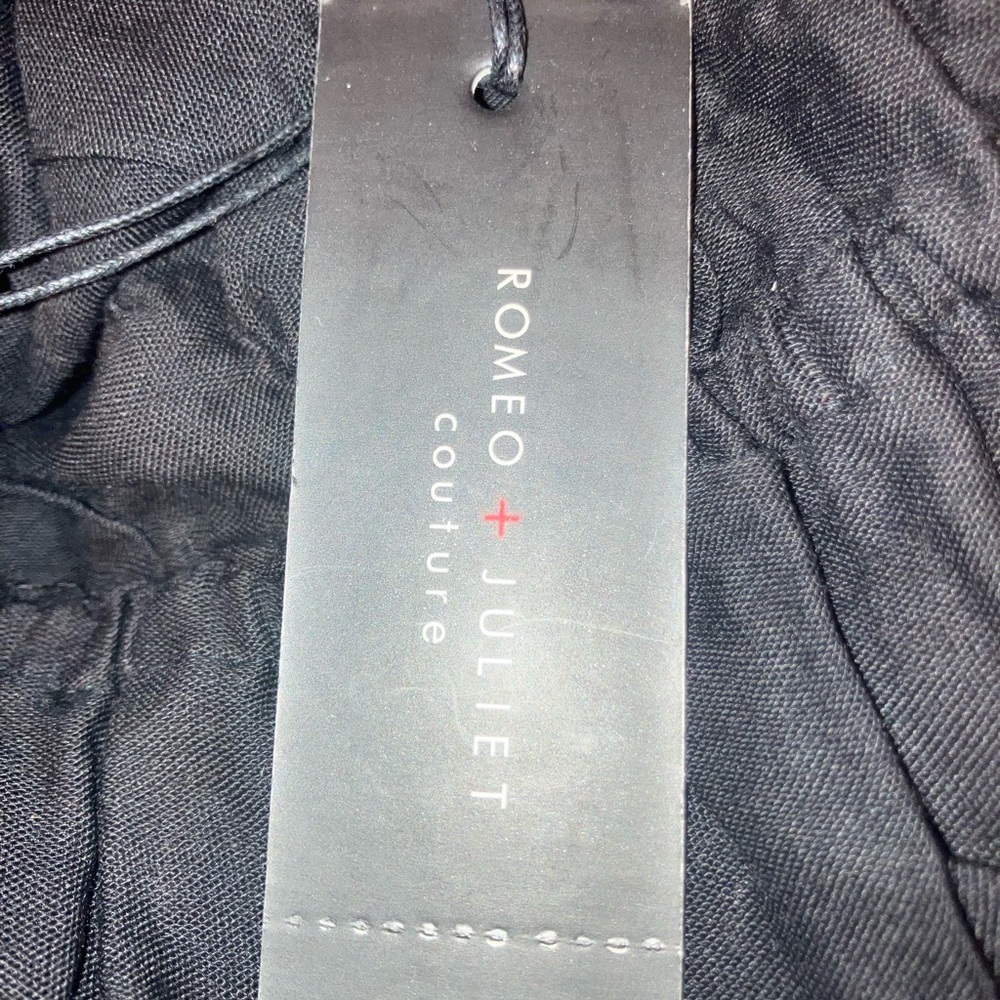 Romeo & Juliet Embroidered Black/White Lined Dress NWT - Picture 6 of 6